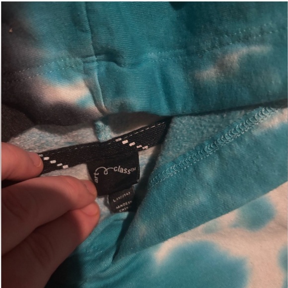 Art Class Teal Golden Daze Tie-Dye Hoodie - Picture 2 of 7